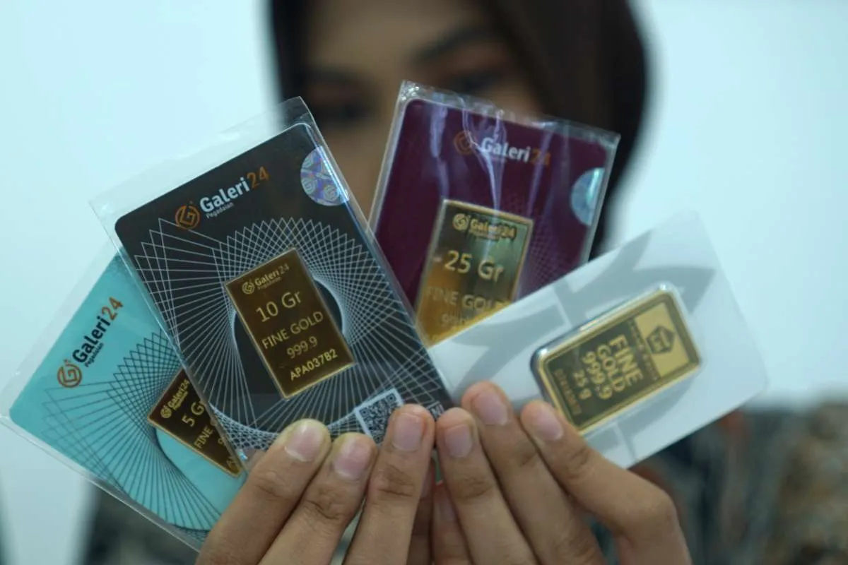 Pasar Logam Mulia: Dua Jenama Emas di Pegadaian Alami Penurunan Harga