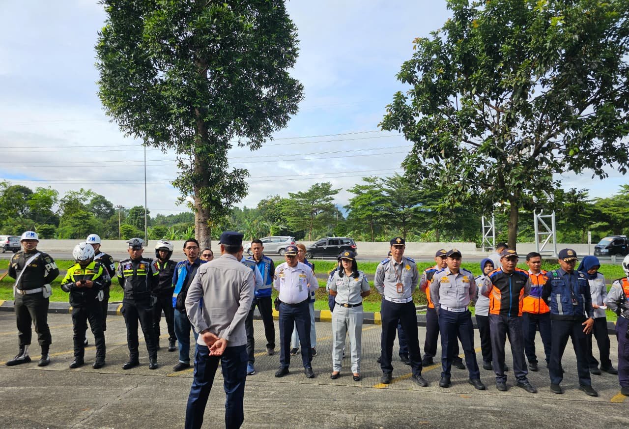 Libur Tahun Baru 2026, Jasa Raharja dan Stakeholder Kembali Laksanakan Ramp Check Kendaraan di Rest Area Jagorawi Km 45 Ciawi
