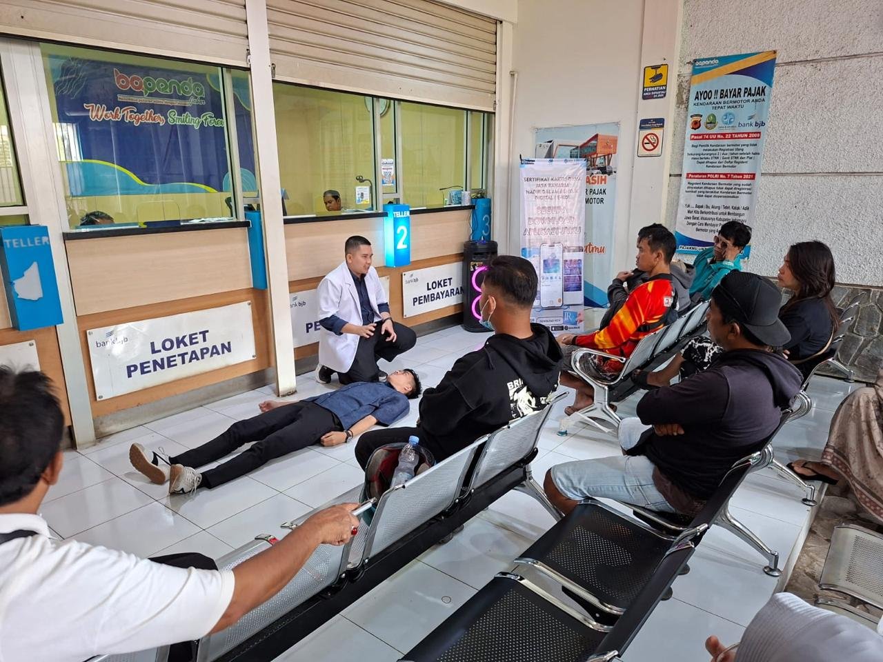 Jasa Raharja Cabang Indramayu Bekali Masyarakat Sekitar Daerah Rawan Kecelakaan dengan Sosialisasi Pertolongan Pertama Gawat Darurat (PPGD)