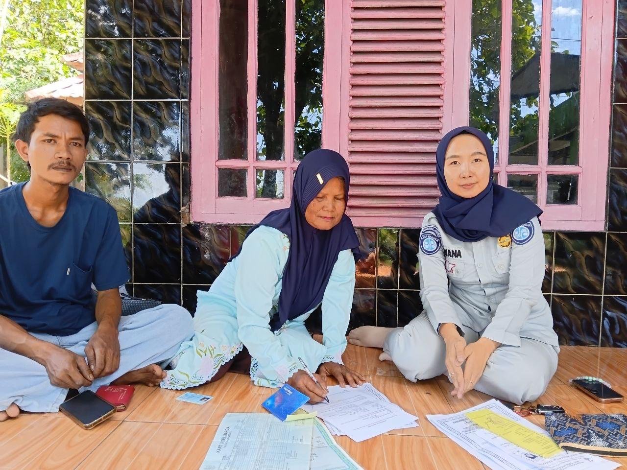 Pastikan Ketepatan Santunan, Jasa Raharja Sukabumi Kunjungi Ahli Waris Korban Kecelakaan Lalu Lintas