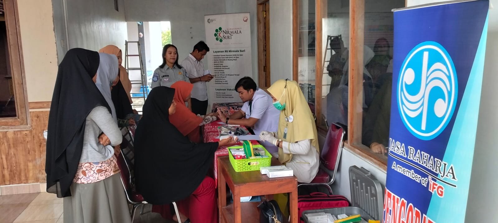 Jasa Raharja Sukoharjo Gelar Pengobatan Gratis untuk Masyarakat Desa Kedungwinong