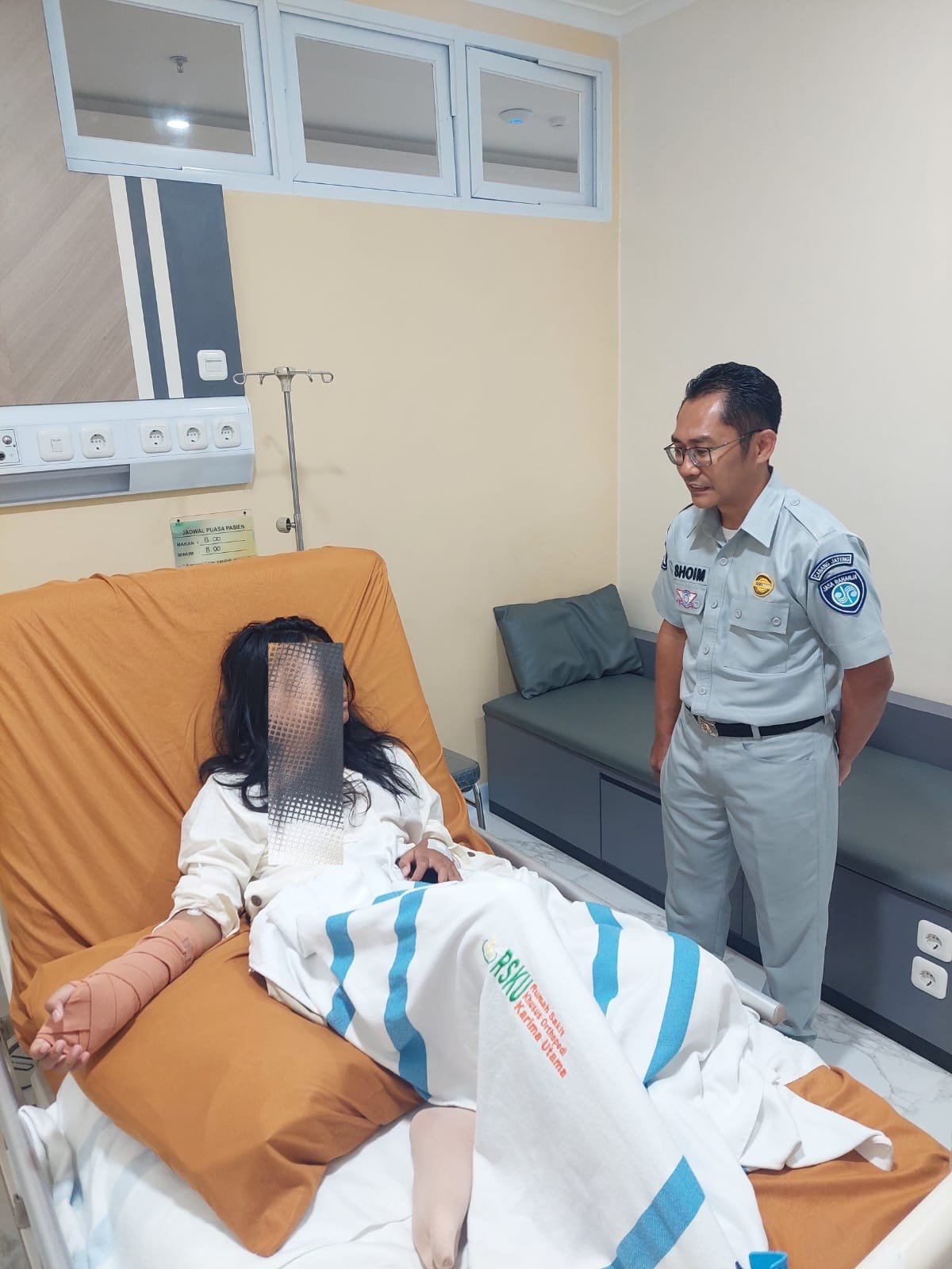 PT Jasa Raharja Cabang Sukoharjo Perkuat Pelayanan Proaktif dengan Kunjungan Langsung ke Rumah Sakit di Wonogiri