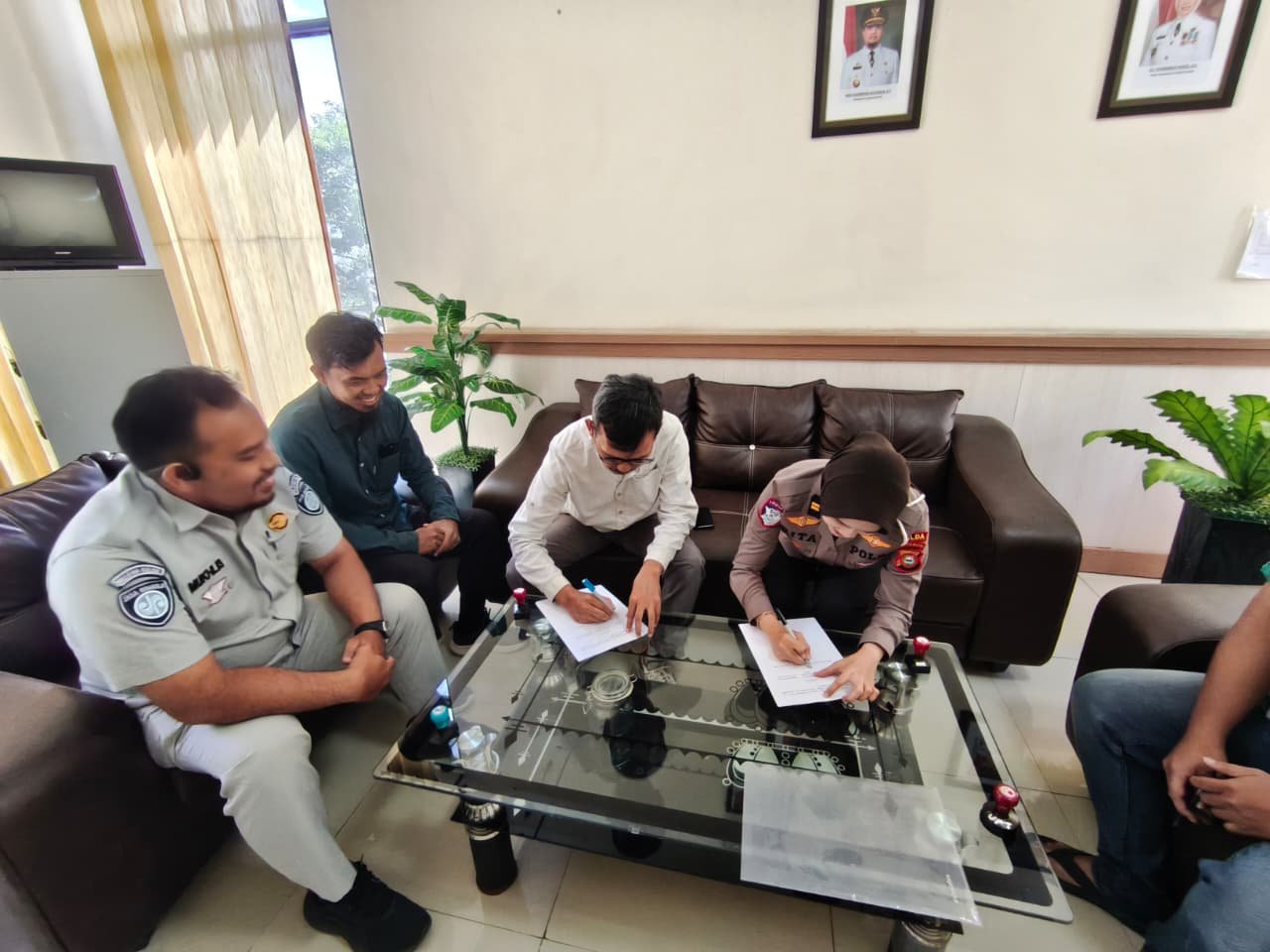 Perkuat Sinergi Antarinstansi, Kepala Jasa Raharja NTB Laksanakan Kunjungan Koordinasi ke Dirlantas NTB