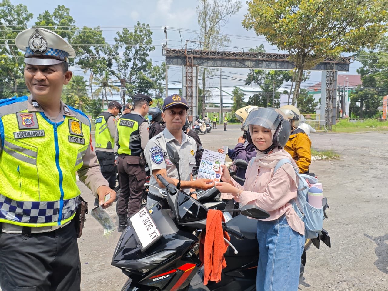 Tertib Administrasi dan Keselamatan Jalan, Samsat Bantul Laksanakan Operasi Gabungan Patuh Pajak