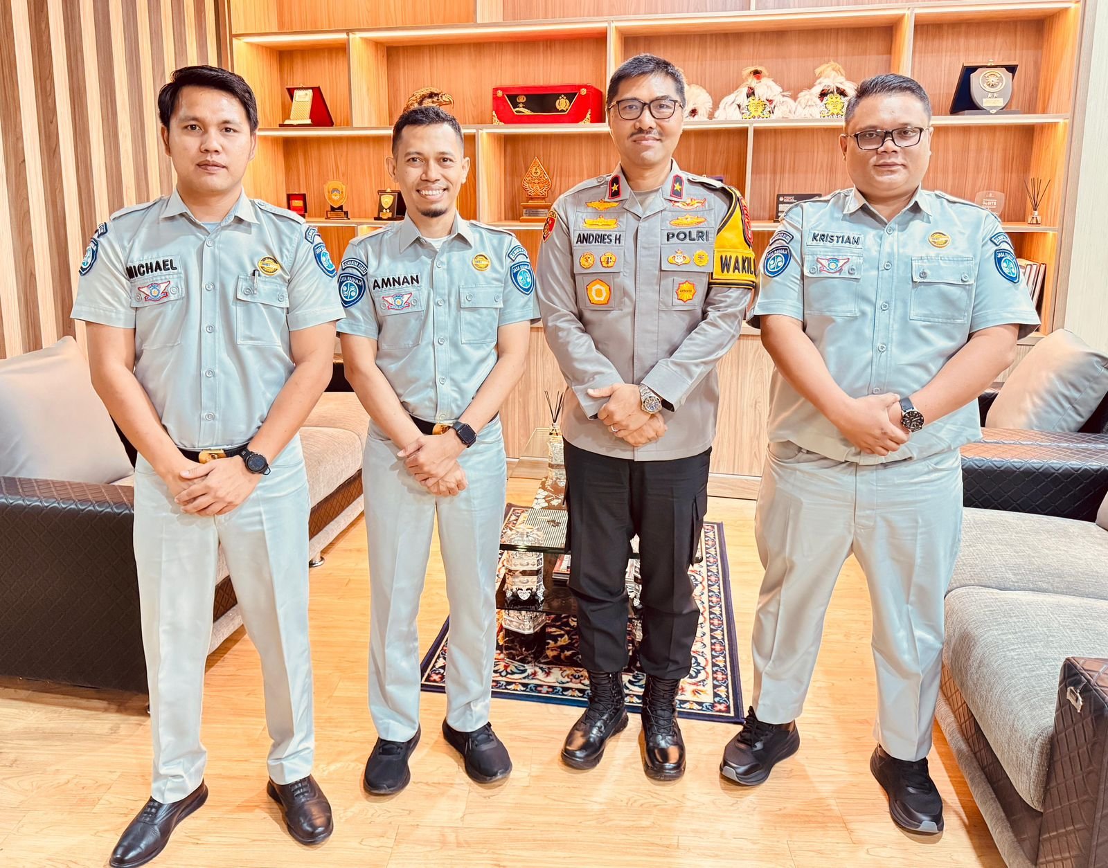 Silaturahmi dan Koordinasi: Kepala Cabang Jasa Raharja Tarakan Perkuat Kolaborasi dengan Polda Kaltara