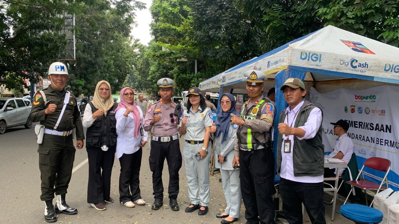 Sinergi Tingkatkan Kepatuhan PKB, Jasa Raharja Bogor dan Tim Pembina Samsat Kota Bogor Gelar Operasi Gabungan