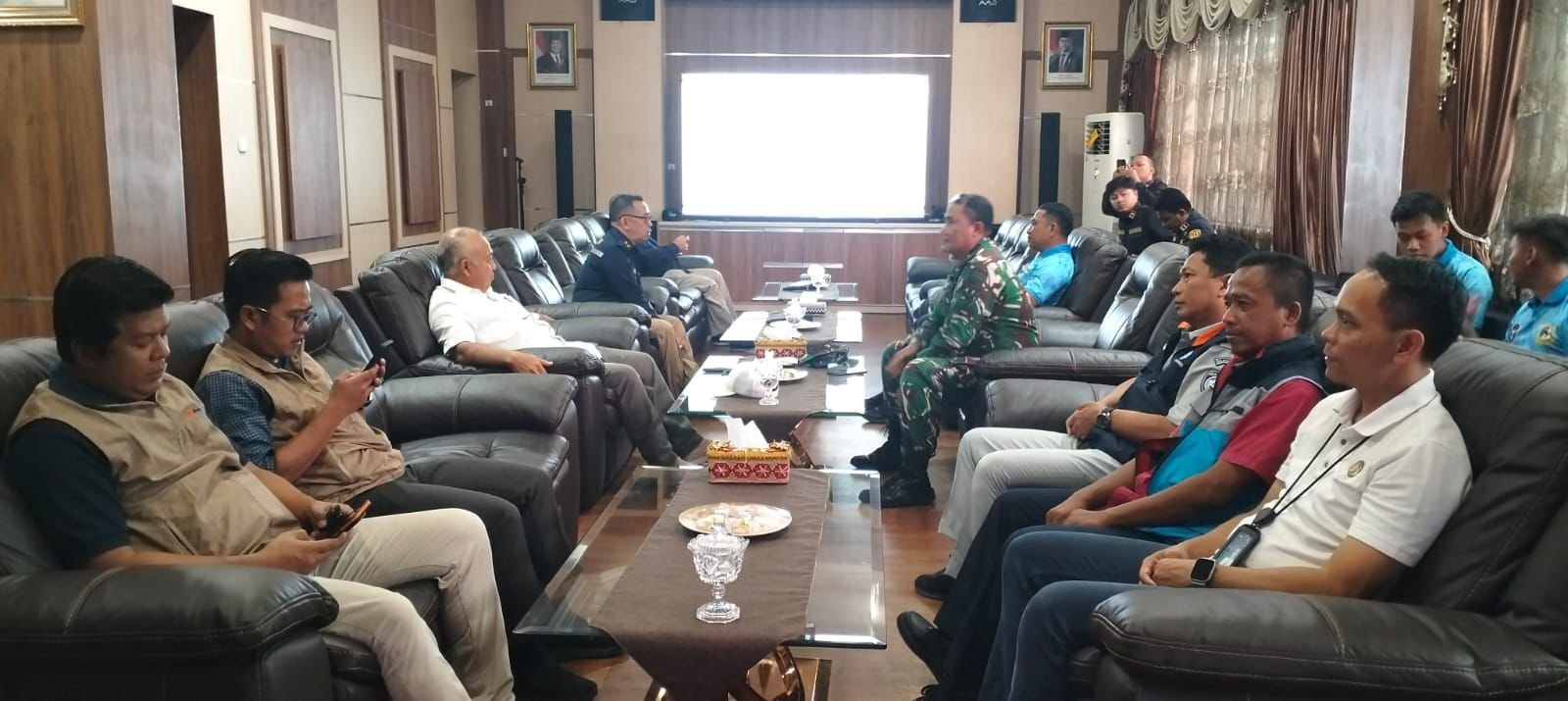 Jasa Raharja Wilayah Lampung Hadiri Forum Pelabuhan Sehat Bakauheni dan Lakukan Pembinaan ke Samsat Kalianda