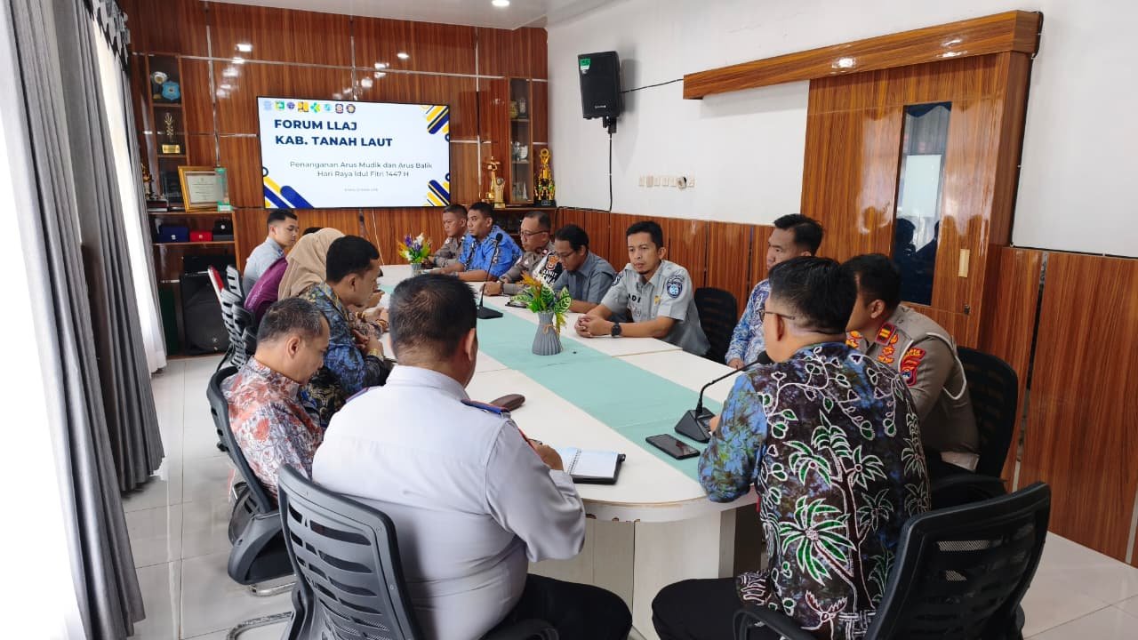 Jasa Raharja Kalsel Bersama FLLAJ Tanah Laut Siapkan Pengamanan Arus Mudik