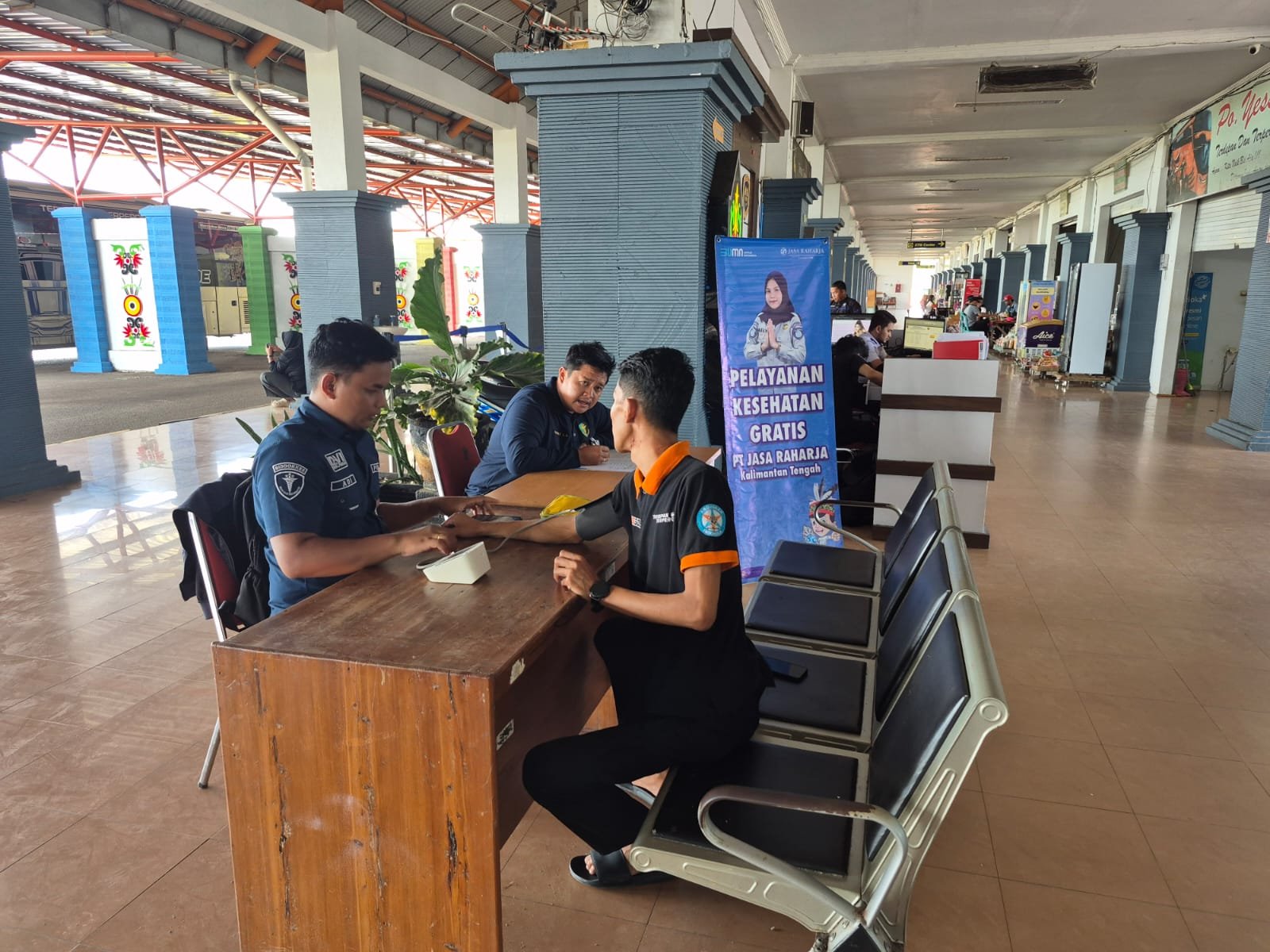 Pastikan Sopir Fit dan Penumpang Nyaman, Jasa Raharja Kalteng Gelar Pemeriksaan Kesehatan Gratis