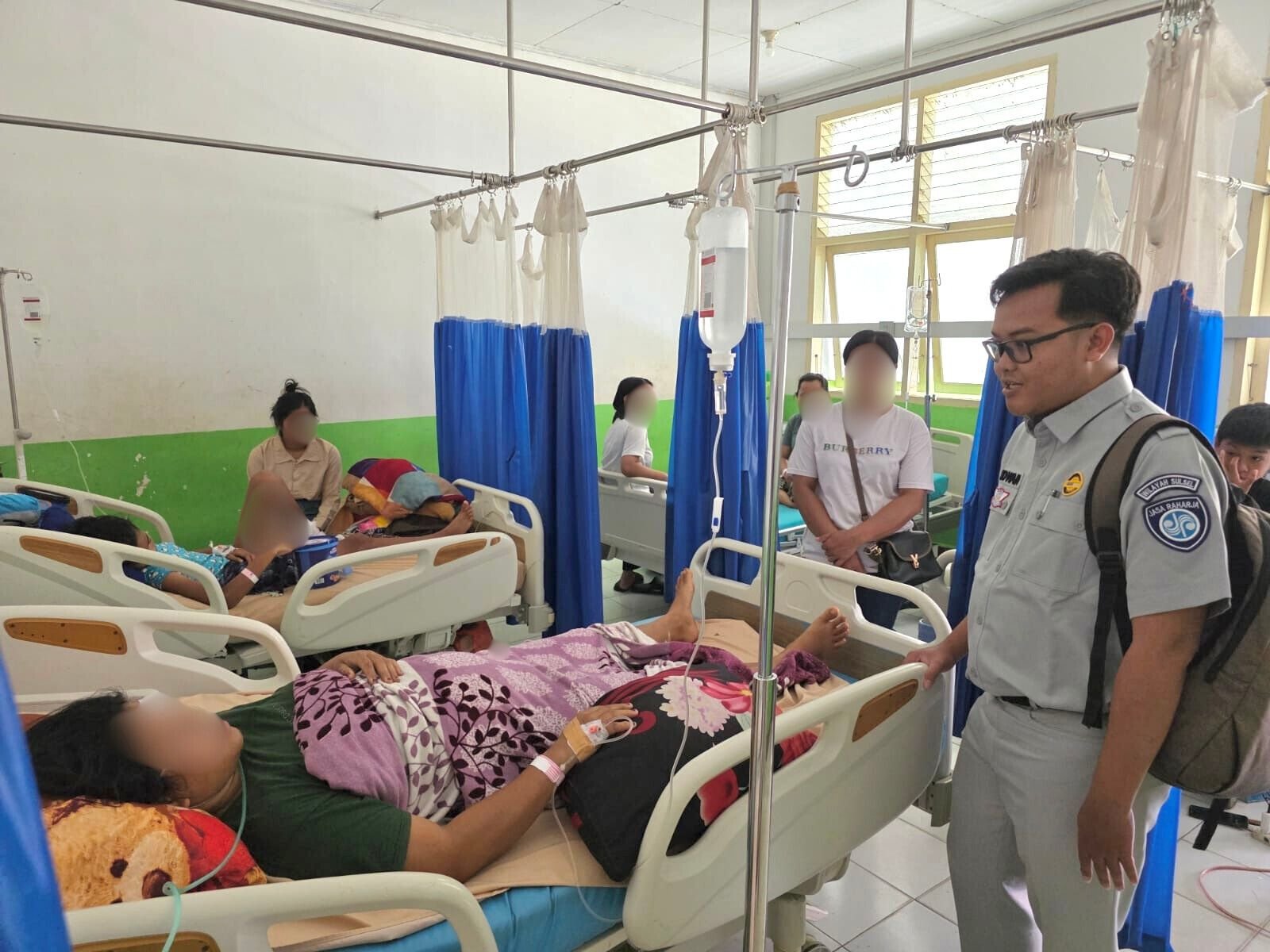 Respon Cepat, Jasa Raharja Palopo Lakukan Kunjungan Korban Laka di RS Lakipadada Toraja