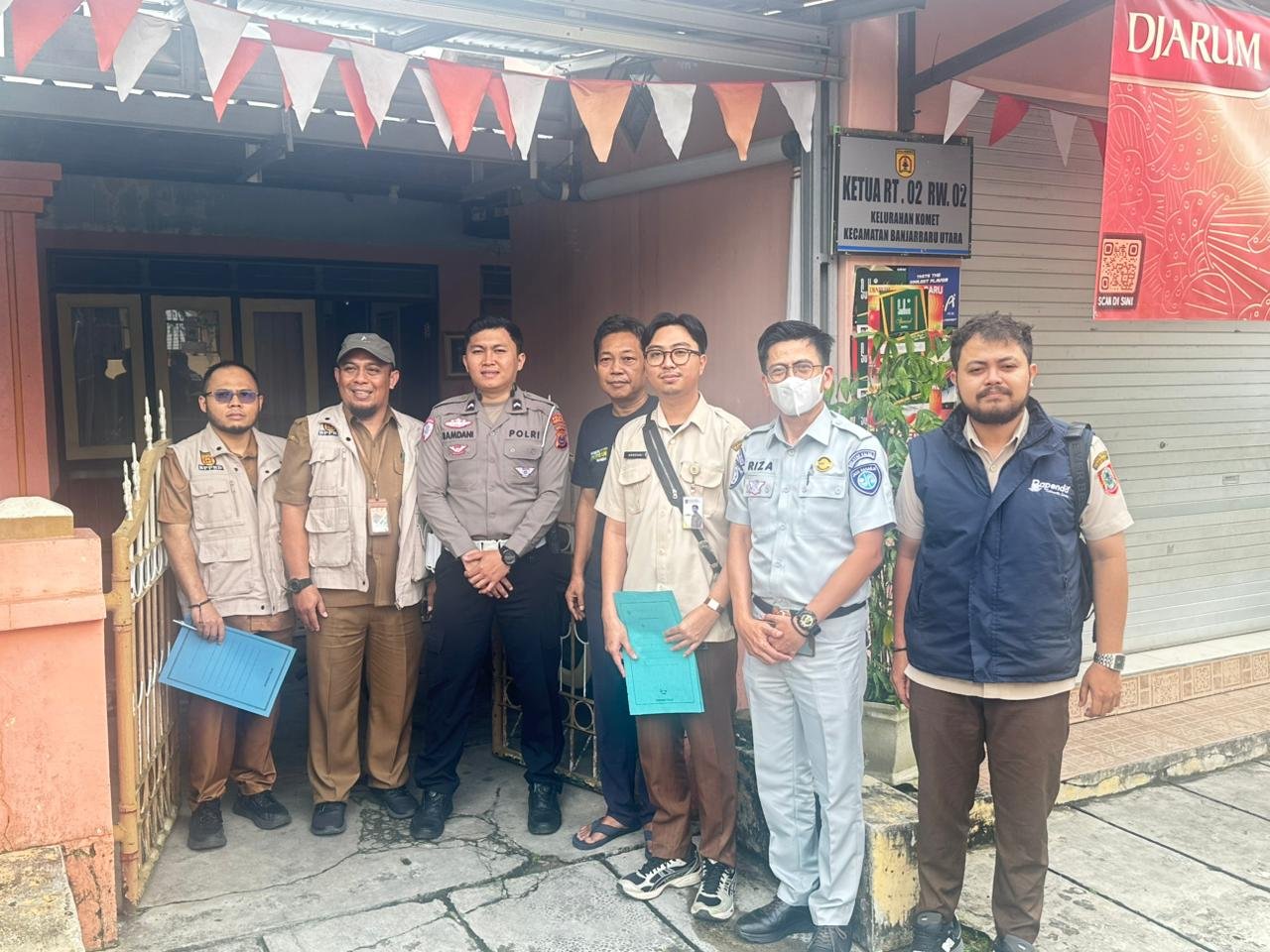 Tim Pembina Samsat Banjarbaru dan BPPRD Kolaborasi Pendataan PKB Menunggak, Libatkan Ketua RT