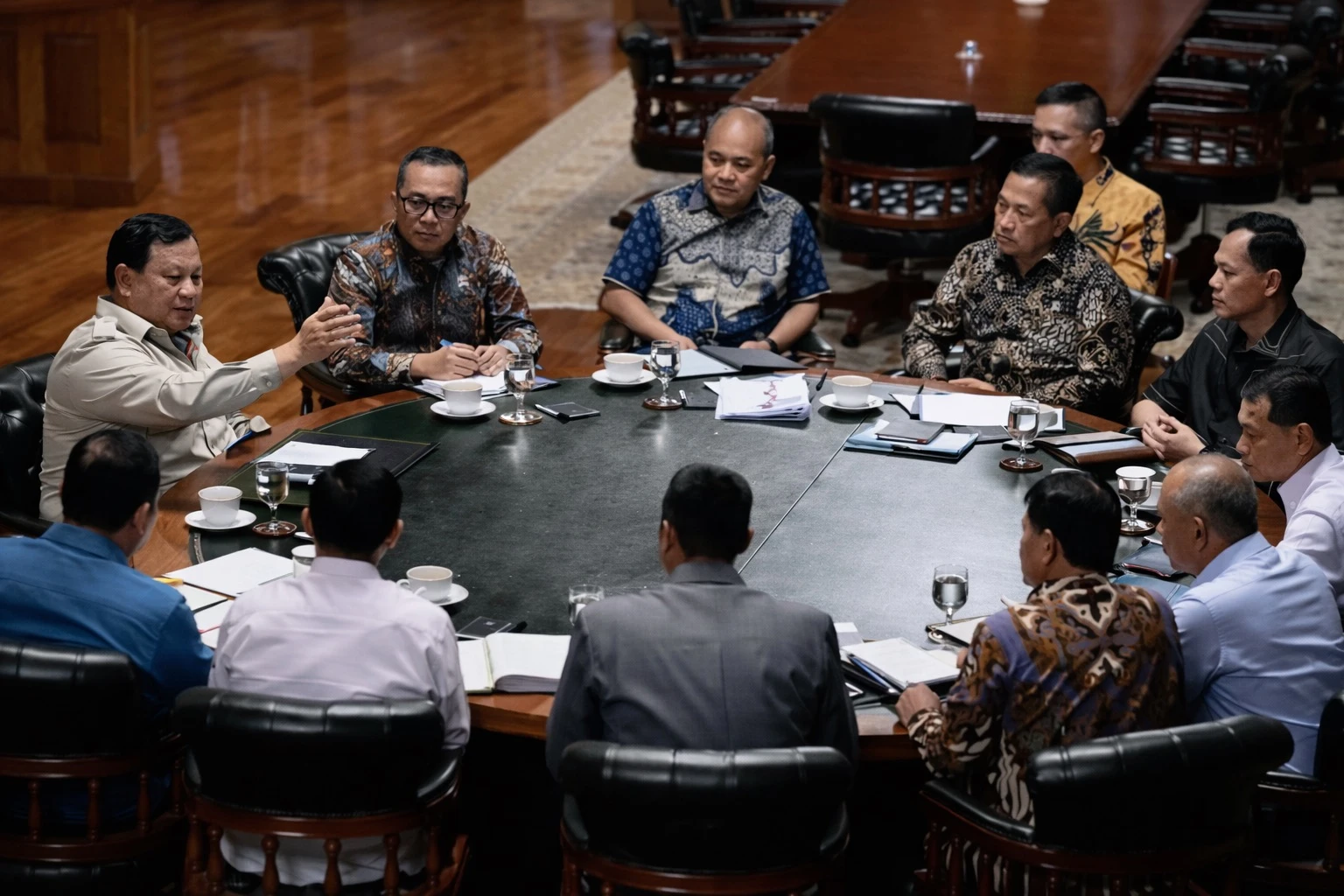 Rapat Terbatas di Hambalang, Prabowo Minta Peran Perminas Diperkuat