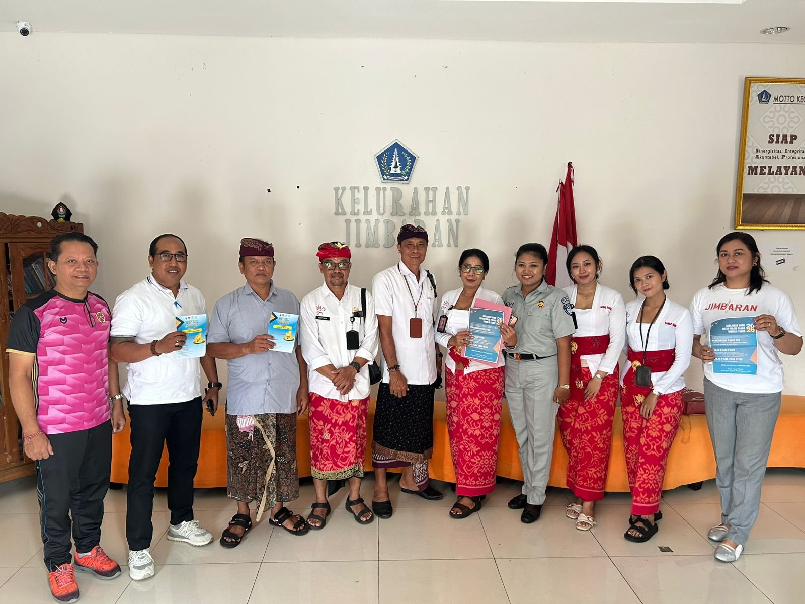 Samsat Gerai Kuta Selatan Sosialisasikan Pergub 53 dan Program Gebyar Emas di Kelurahan  Jimbaran dan Kedonganan