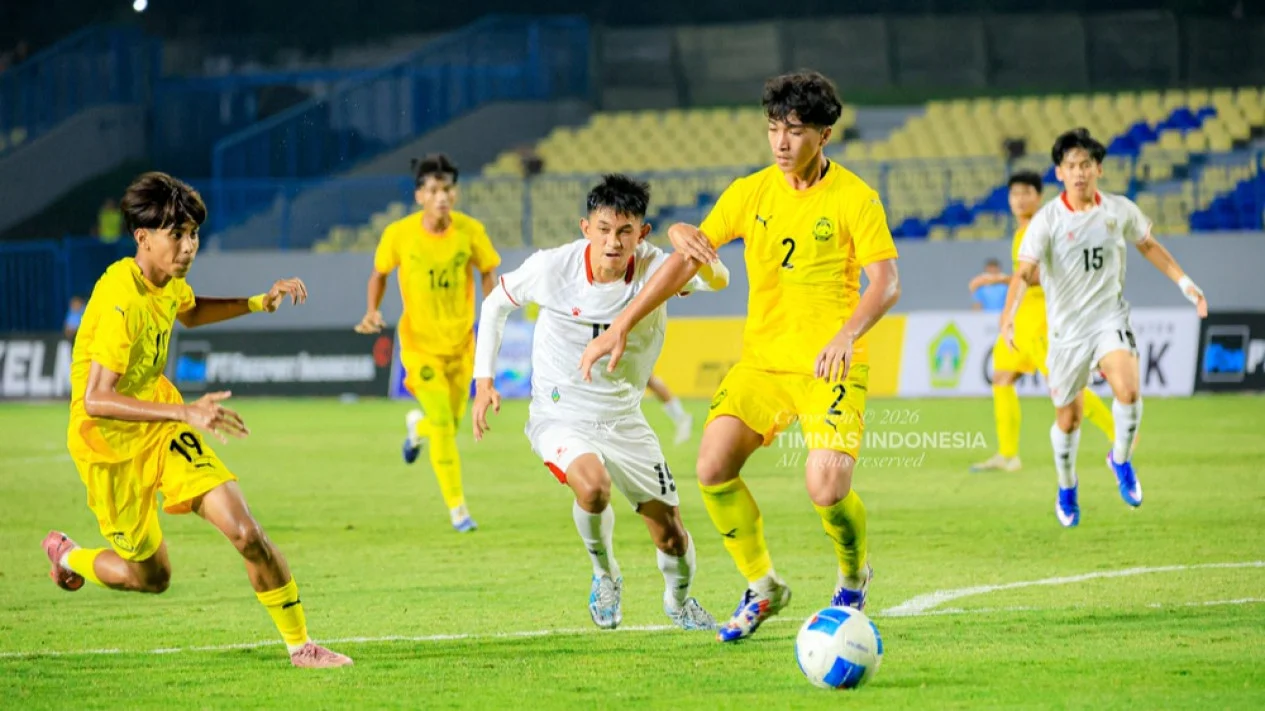 Garuda Muda Kalah Tipis dari Malaysia, Peluang Terbuang Jadi Penentu