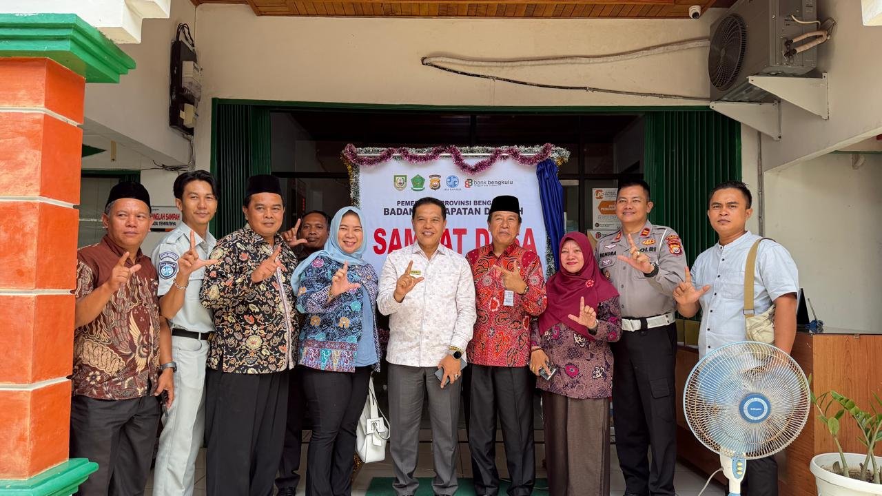Jasa Raharja Bengkulu Hadiri Launching Samsat Desa untuk Perluas Layanan Pajak Kendaraan di Kabupaten Lebong
