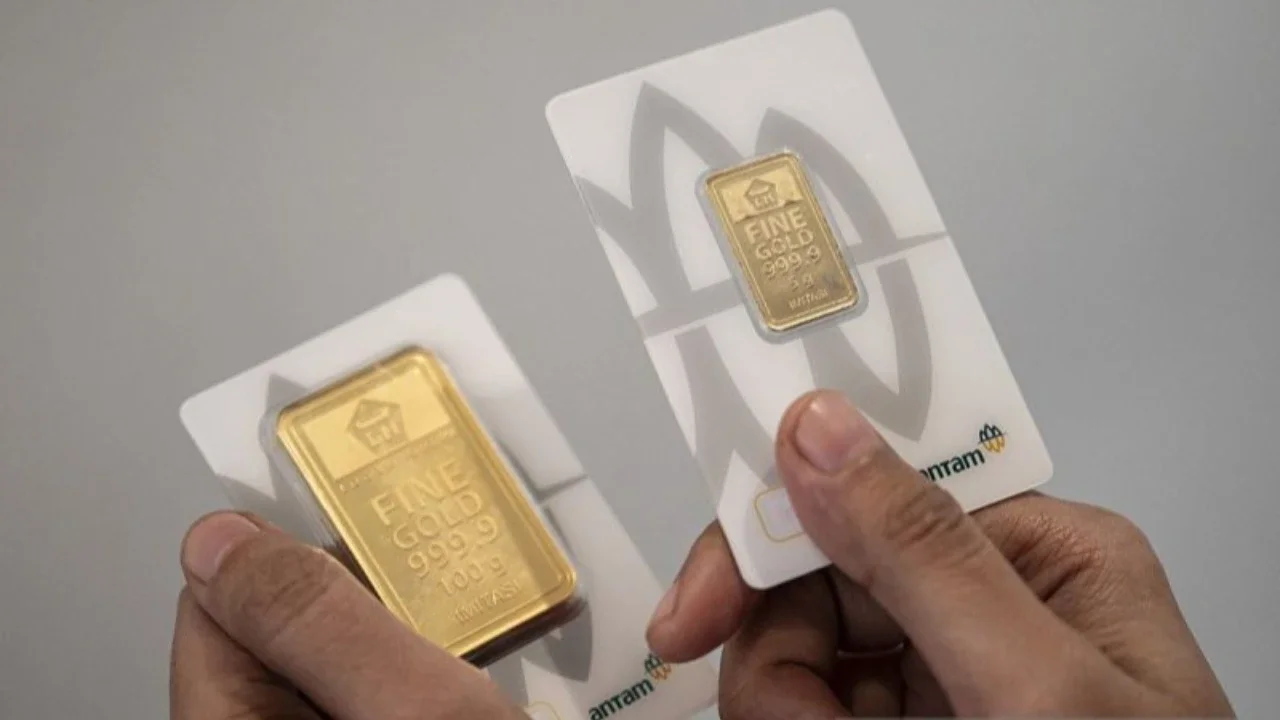 Harga Emas Antam Naik Rp5.000, Kini Tembus Rp2,814 Juta per Gram
