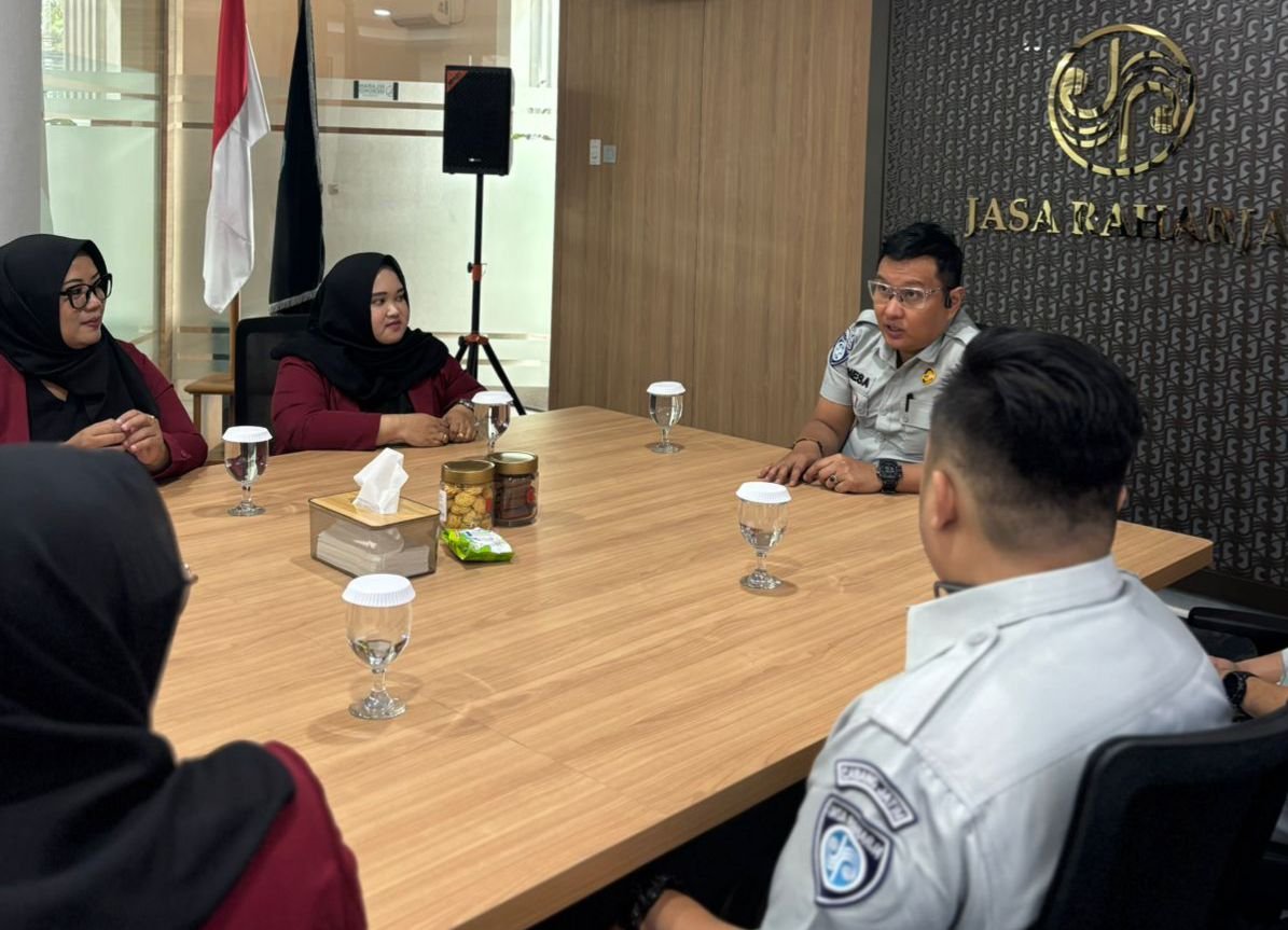 Jasa Raharja Malang Gelar Sosialisasi dan Sharing Bersama Taspen Cabang Malang