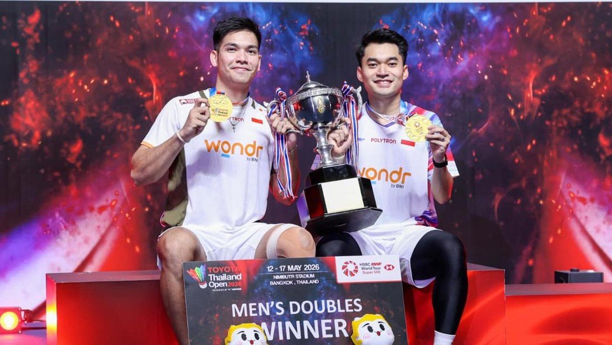 Taklukkan Rankireddy/Shetty, Leo/Daniel Raih Gelar Super 500 Thailand Open 2026