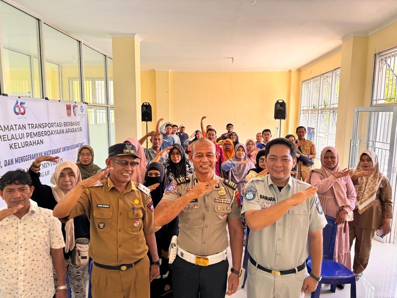 Jasa Raharja Sumbar Gelar Program Intensifikasi Keselamatan Transportasi Berbasis Domisili Korban di Lubuk Minturun