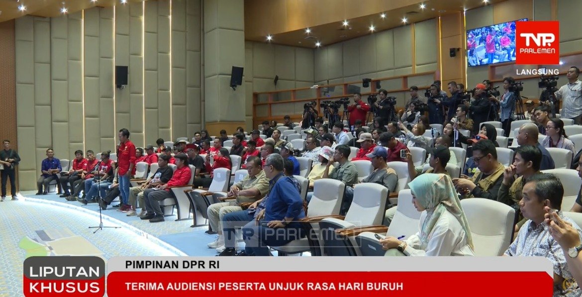 Dasco Teruskan Pesan Presiden Prabowo kepada Perwakilan Buruh di DPR
