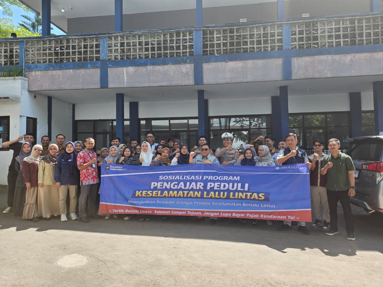 Jasa Raharja Tasikmalaya Gelar Sosialisasi Program Pengajar Peduli Keselamatan Lalu Lintas di SMK Singaparna
