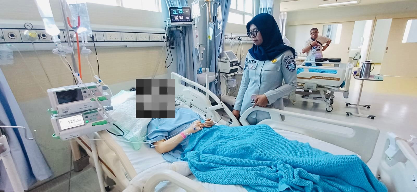 Jasa Raharja Kunjungi RS Colombia Asia BSD Pastikan Korban Laka Dapat Pelayanan Terbaik