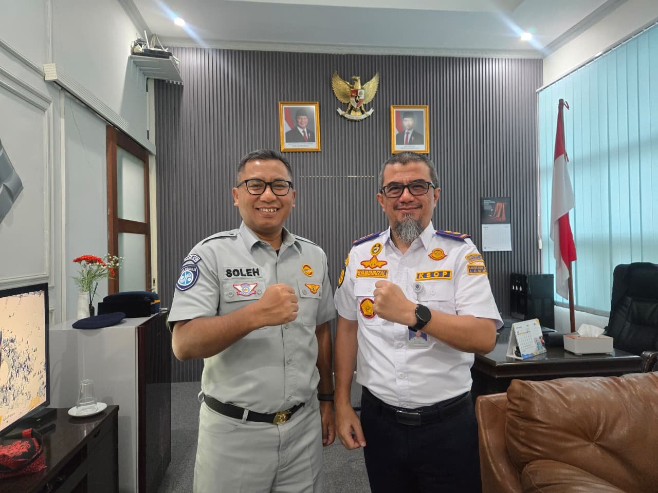 Kepala Jasa Raharja NTB Laksanakan Kunjungan Silaturahmi dan Koordinasi ke Kepala KSOP Lembar
