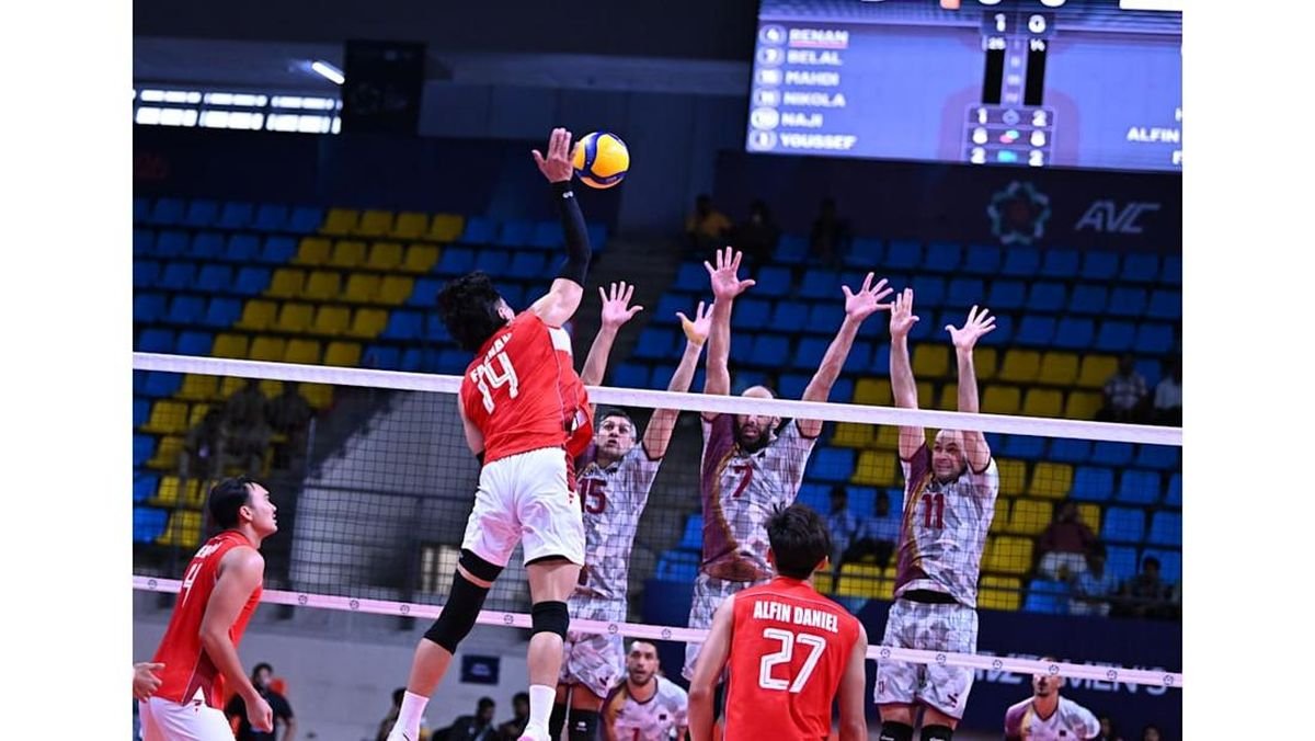 Indonesia Tumbangkan Qatar 3-2, Raih Kemenangan Perdana di AVC Men’s Cup 2026