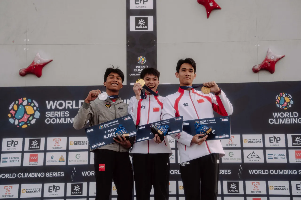 Antasyafi Robby Al Hilmi Raih Perak di World Climbing Series Madrid 2026