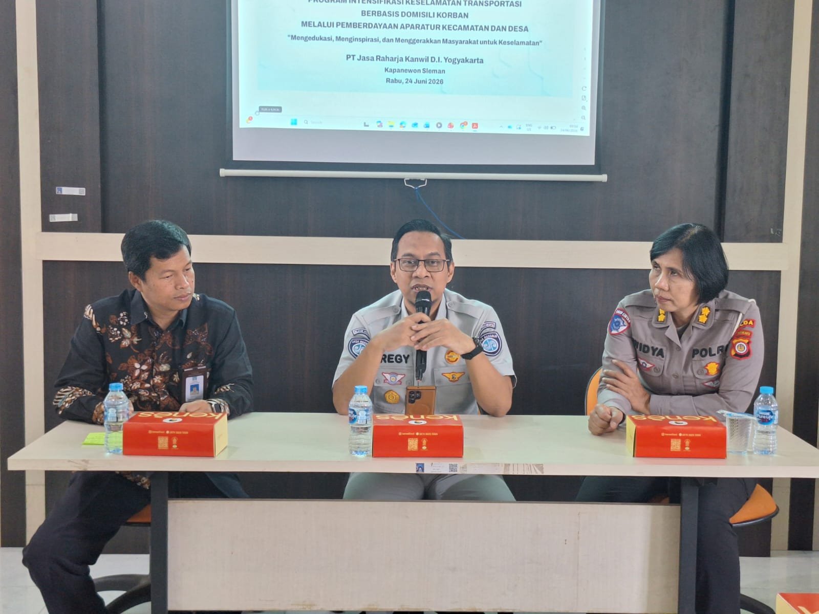 Jasa Raharja DIY Cetak Agen Keselamatan Lalu Lintas dari Aparatur Desa dan Karang Taruna