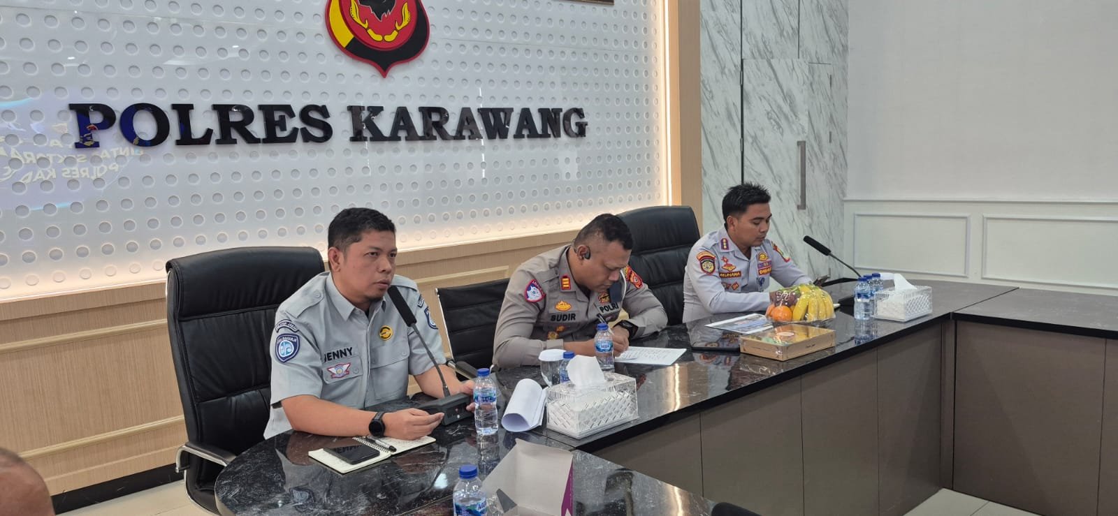 Jasa Raharja Dukung Penguatan Kolaborasi Lintas Instansi Melalui Forum Komunikasi Lalu Lintas Di Polres Karawang