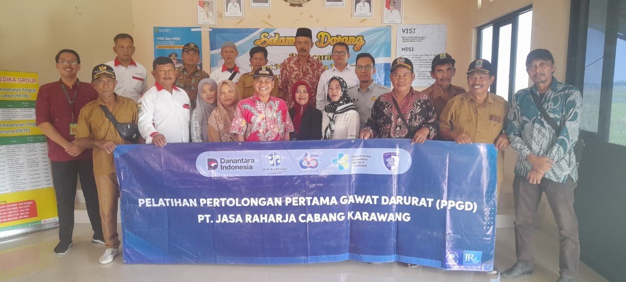 Jasa Raharja Karawang Gelar Pelatihan PPGD di Kecamatan Telagasari untuk Tingkatkan Kesiapsiagaan Penanganan Korban Kecelakaan
