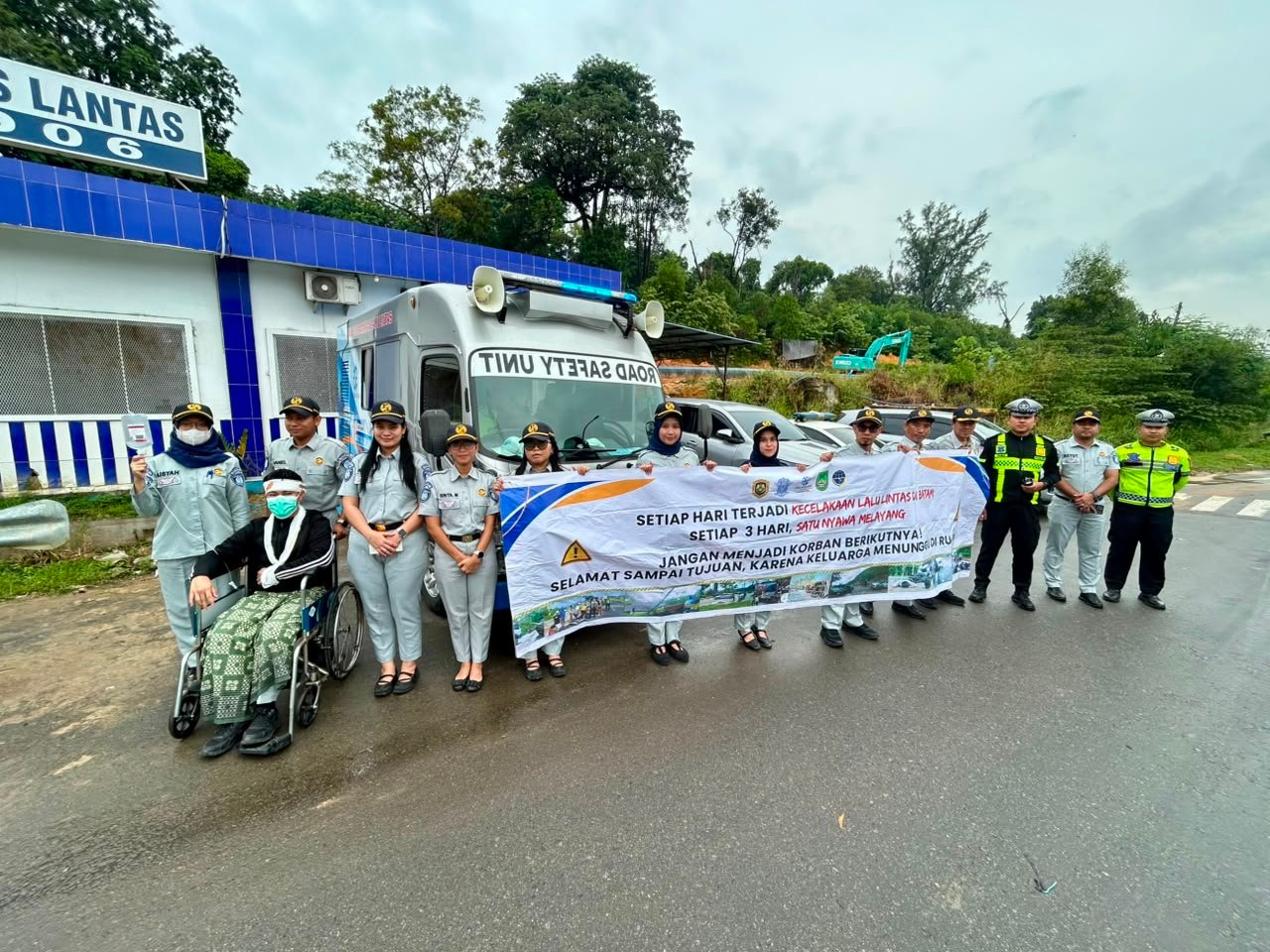 Tekan Angka Kecelakaan Wilayah Bengkong, Jasa Raharja Kepri Laksanakan Safety Campaign On The Black Spot di Jl. Yos Sudardo Simpang Gogo dan Simpang Indo Mobil