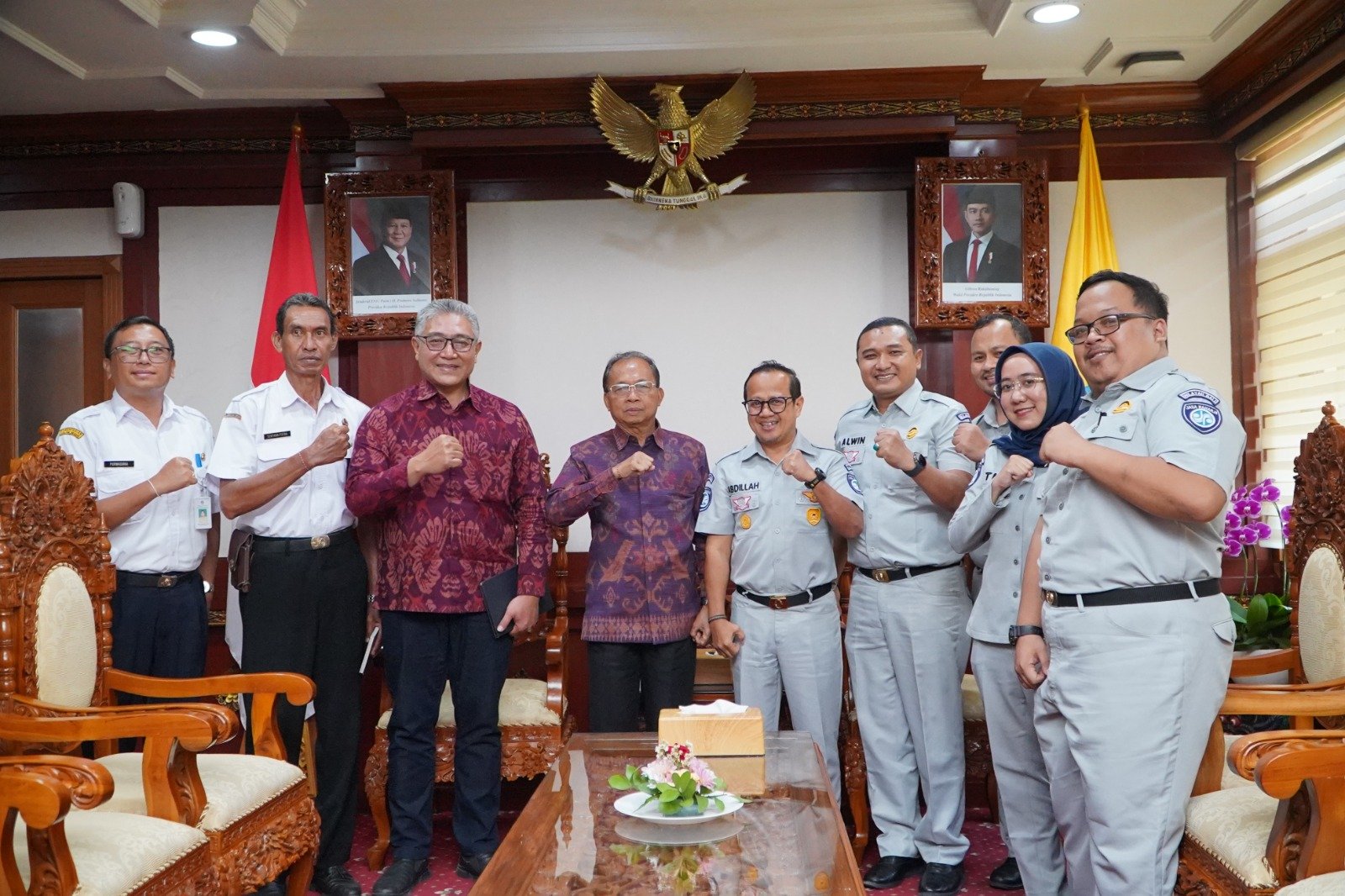 Perkuat Sinergi Peningkatan Kepatuhan PKB, PT Jasa Raharja (Persero) Wilayah Bali Silaturahmi dengan Gubernur Bali