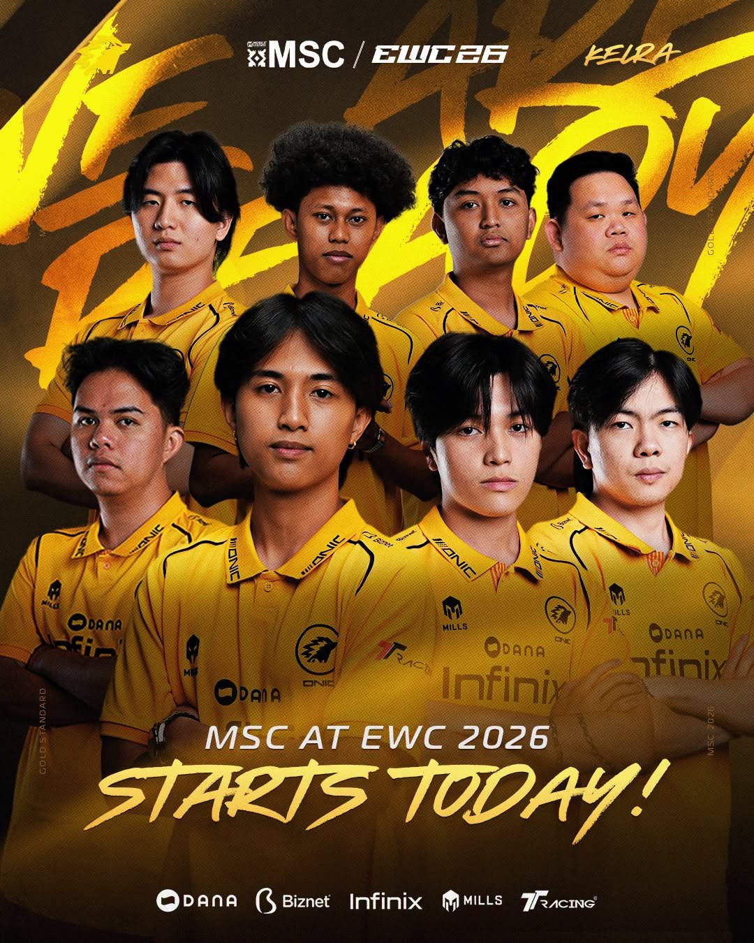 ONIC Esports Tumbangkan Entity7 2-0, Awali Perjalanan di MSC EWC 2026 dengan Kemenangan