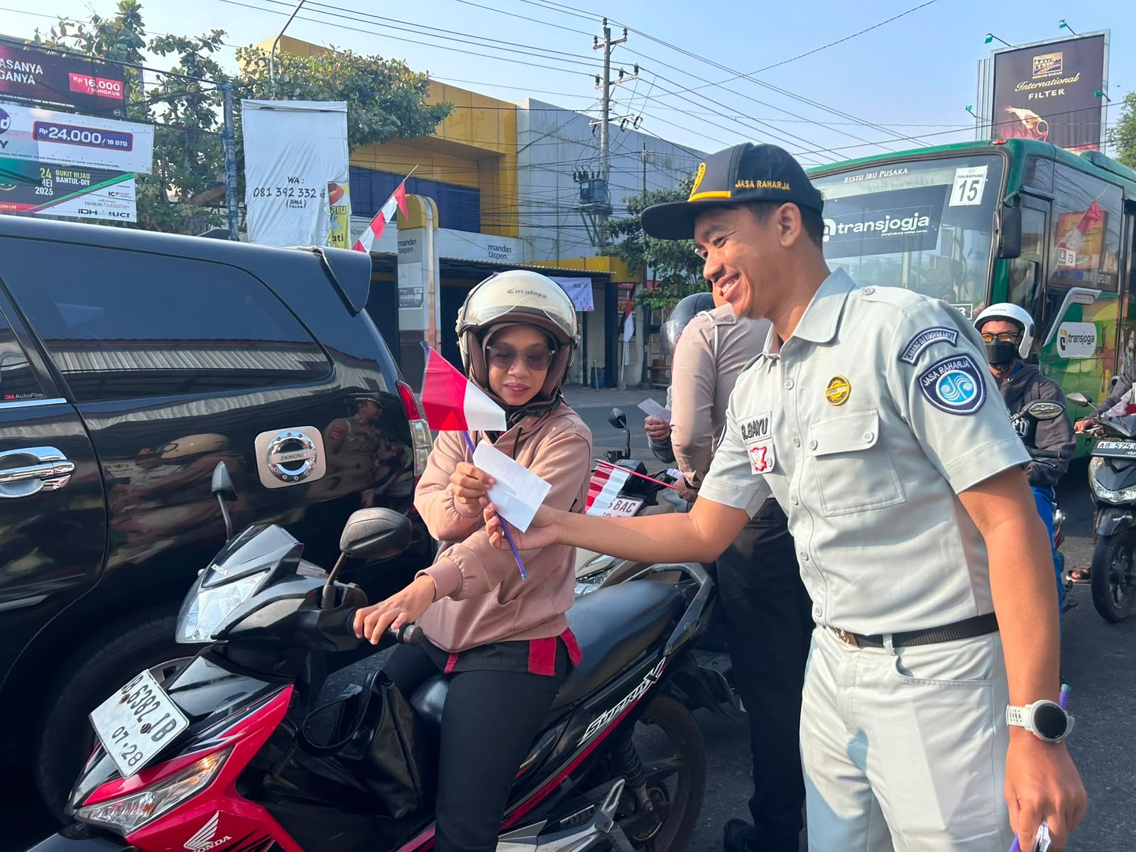 Samsat Bantul Hadirkan Informasi Pembebasan Denda PKB di Kawasan Gose Bantul