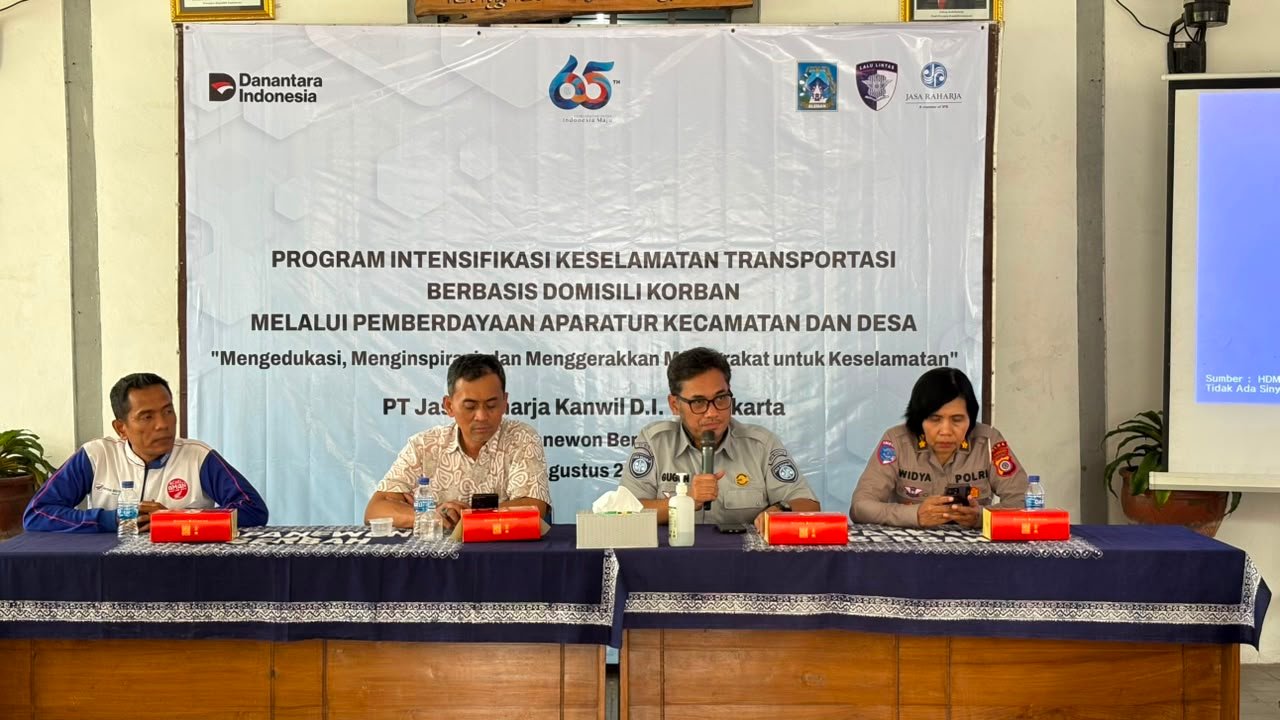 Jasa Raharja Sosialisasikan Tugas dan Fungsi dalam Mendukung Keselamatan Transportasi di Kapanewon Berbah