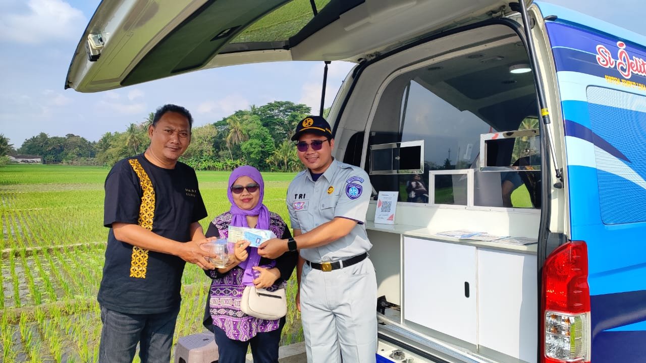 Jasa Raharja Perkuat Pelayanan Pajak Kendaraan melalui Samsat On Sunday Morning di Sleman