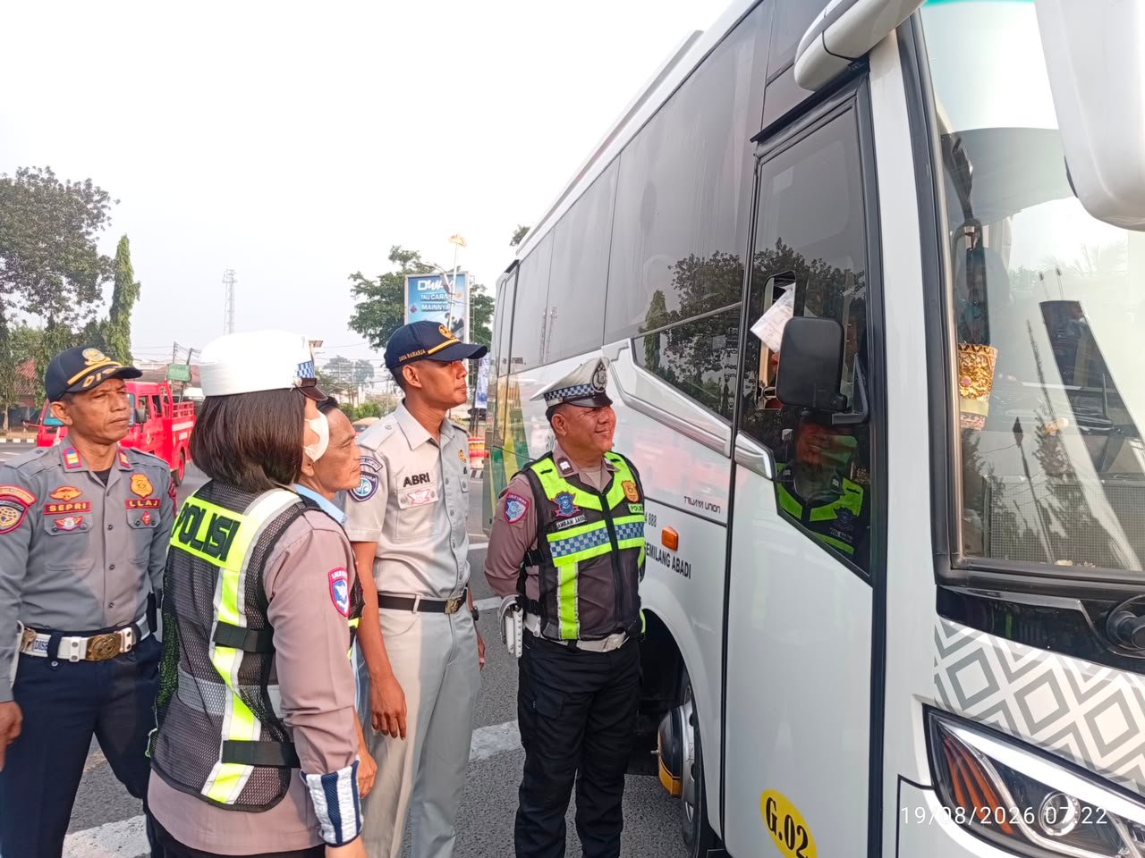 Jasa Raharja Bersama Tim Gabungan Gelar Opsgab di Kotabumi, Dorong Kepatuhan Berlalu Lintas dan Pajak Kendaraan