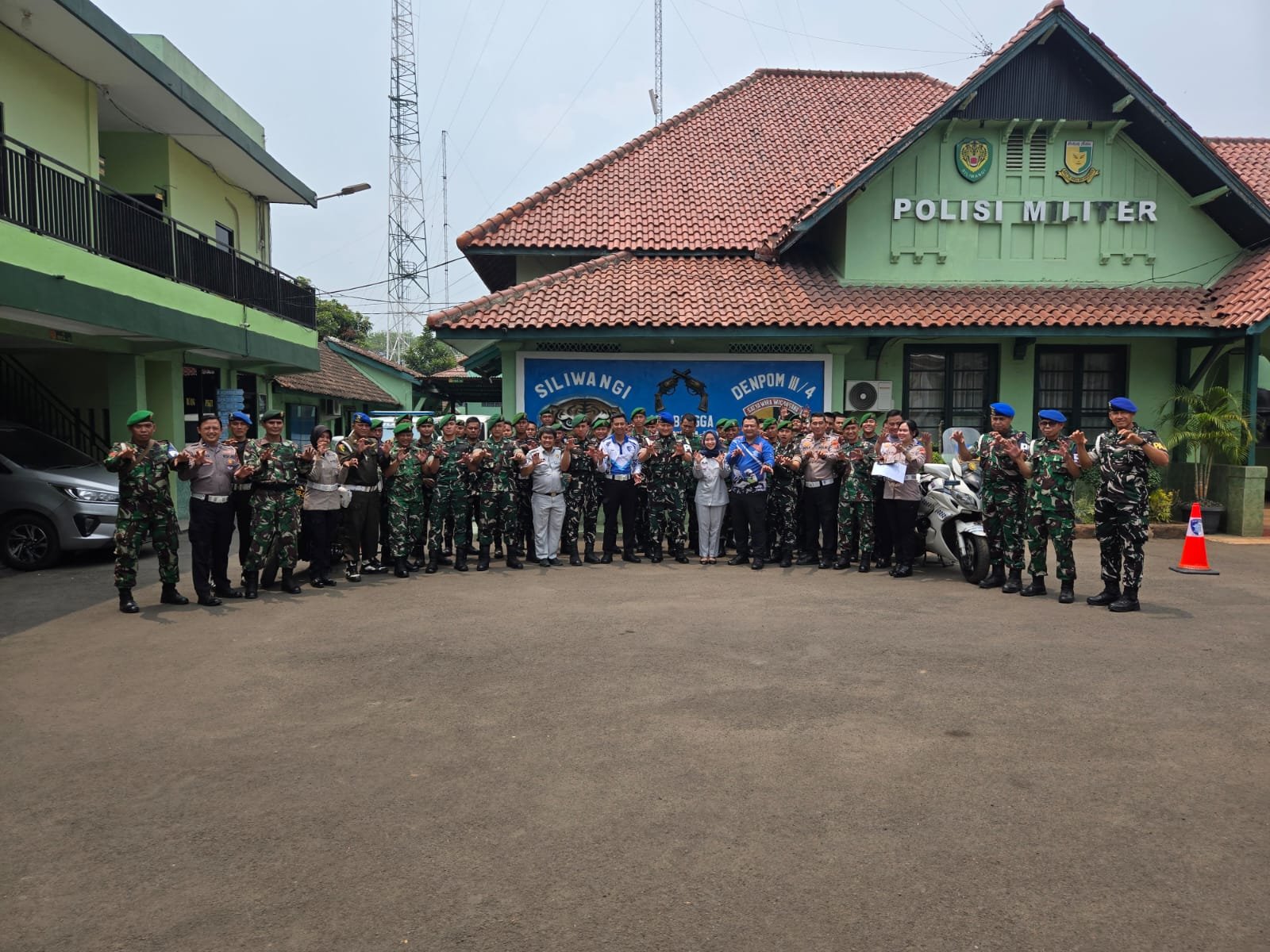 Jasa Raharja Dorong Budaya Keselamatan Berkendara Bersama Denpom III/4 Serang dan Polda Banten