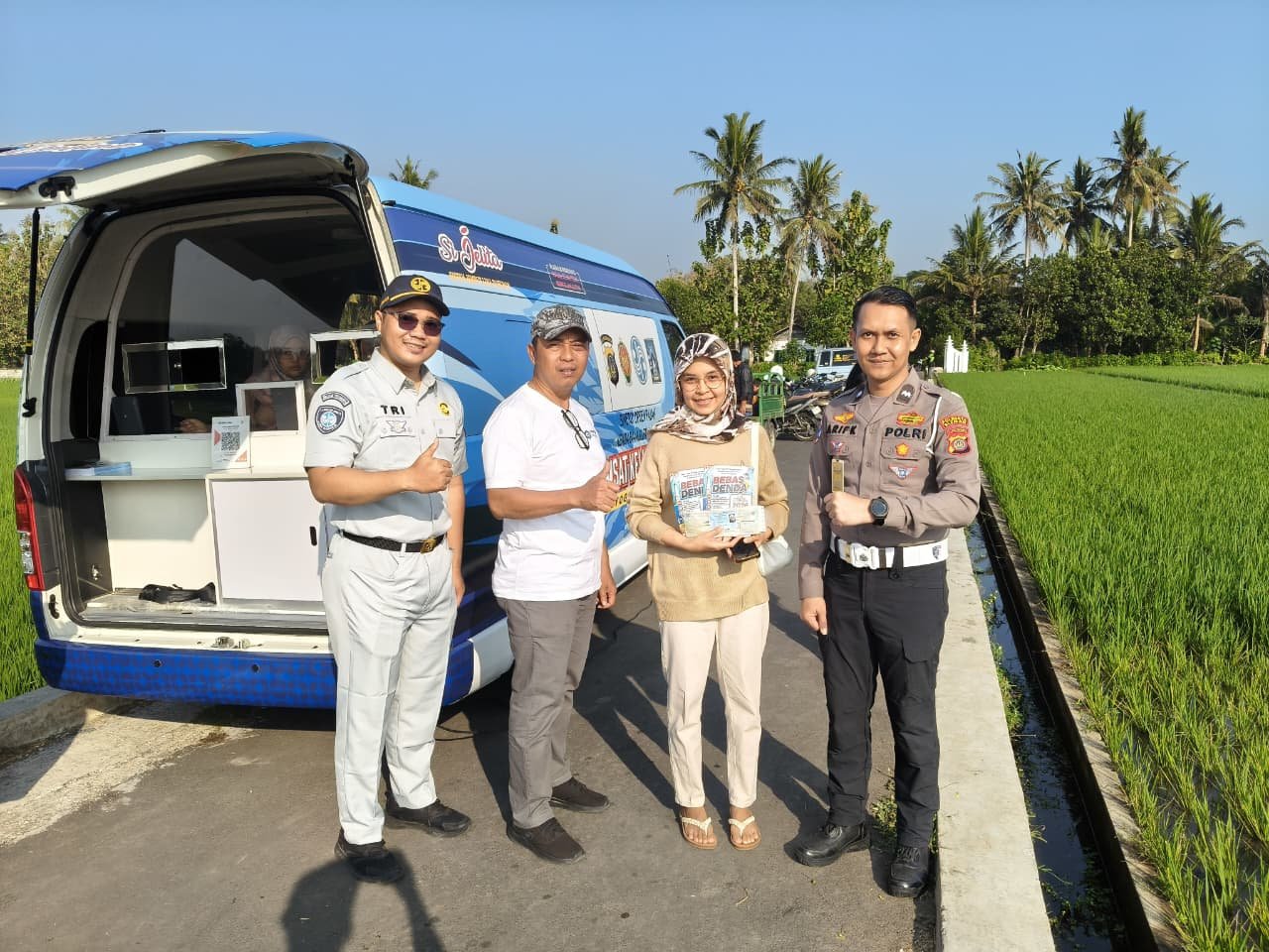 Jasa Raharja Dorong Kesadaran PKB dan SWDKLLJ Lewat Samsat On Sunday Morning di Sleman
