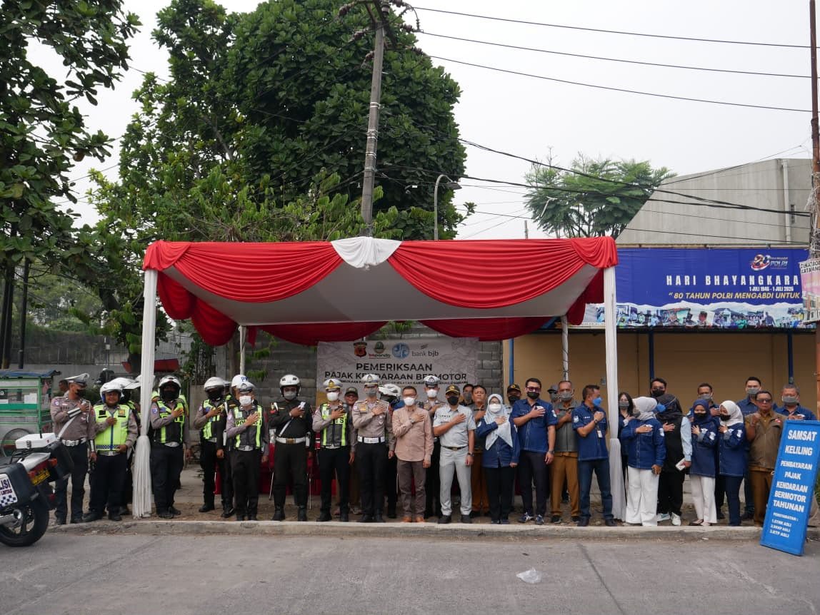 Jasa Raharja Kanwil Jabar Dukung Penuh Operasi Razia Gabungan Kendaraan Bermotor di Wilayah Kabupaten Bandung