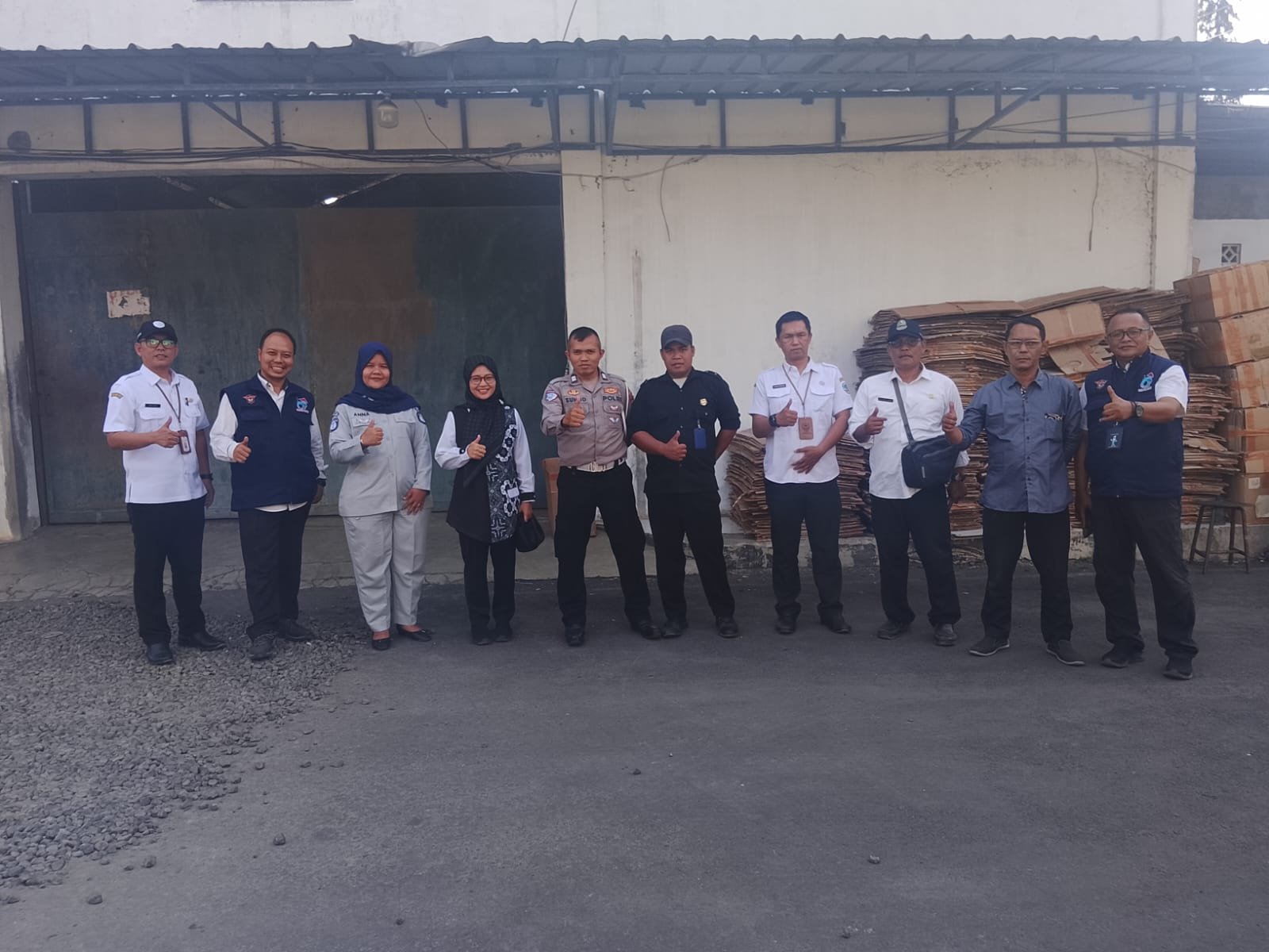 Jasa Raharja Bersama Tim Pembina Samsat Kota Tasikmalaya Laksanakan Operasi Khusus di PT Azka Sejahtera