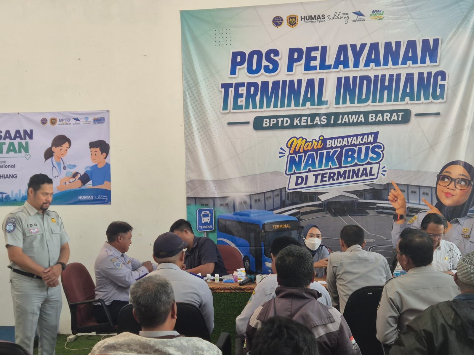 Jasa Raharja Cabang Tasikmalaya Gelar MUKL dan Pengobatan Gratis di Terminal Indihiang dalam Rangka Hari Perhubungan Nasional