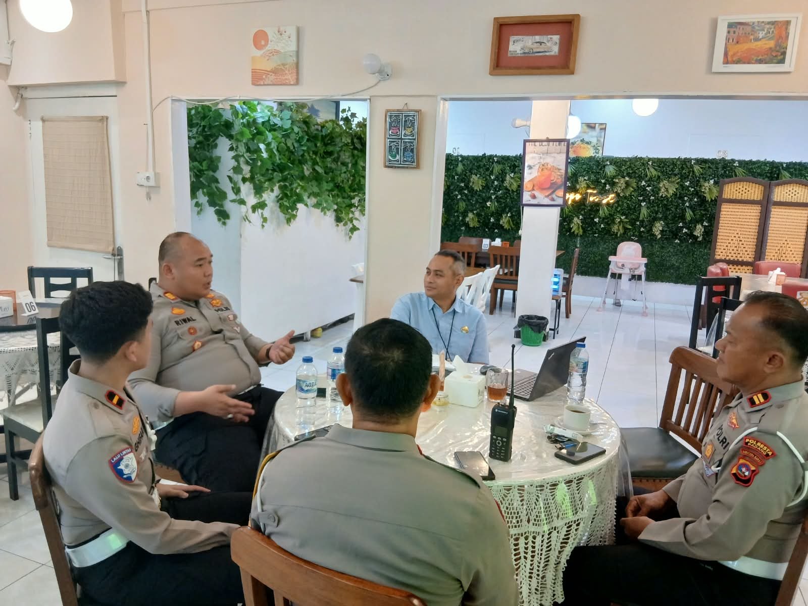 Jasa Raharja Sumbar dan Polresta Padang Koordinasikan Penanganan Titik Rawan Laka Baru