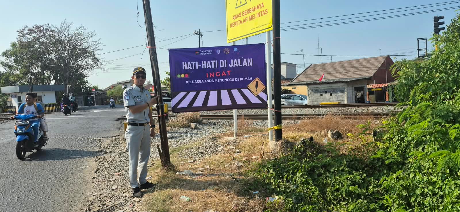 Aksi Simpatik Jasa Raharja Karawang Guna meningkatkan Kewaspadaan dalam Berkendara dan Menekan Angka Laka Lantas di Karawang 