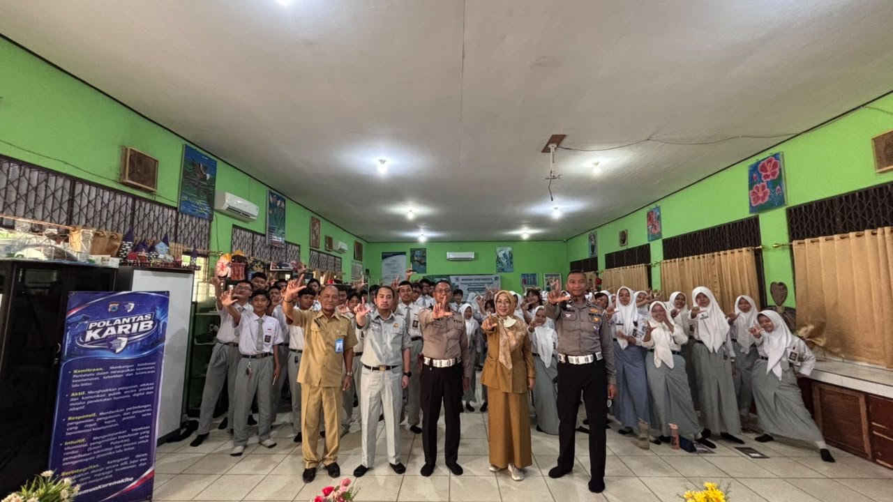 Jasa Raharja Kalsel Bekali Pelajar SMAN 4 Banjarbaru dengan Edukasi Keselamatan Berlalu Lintas