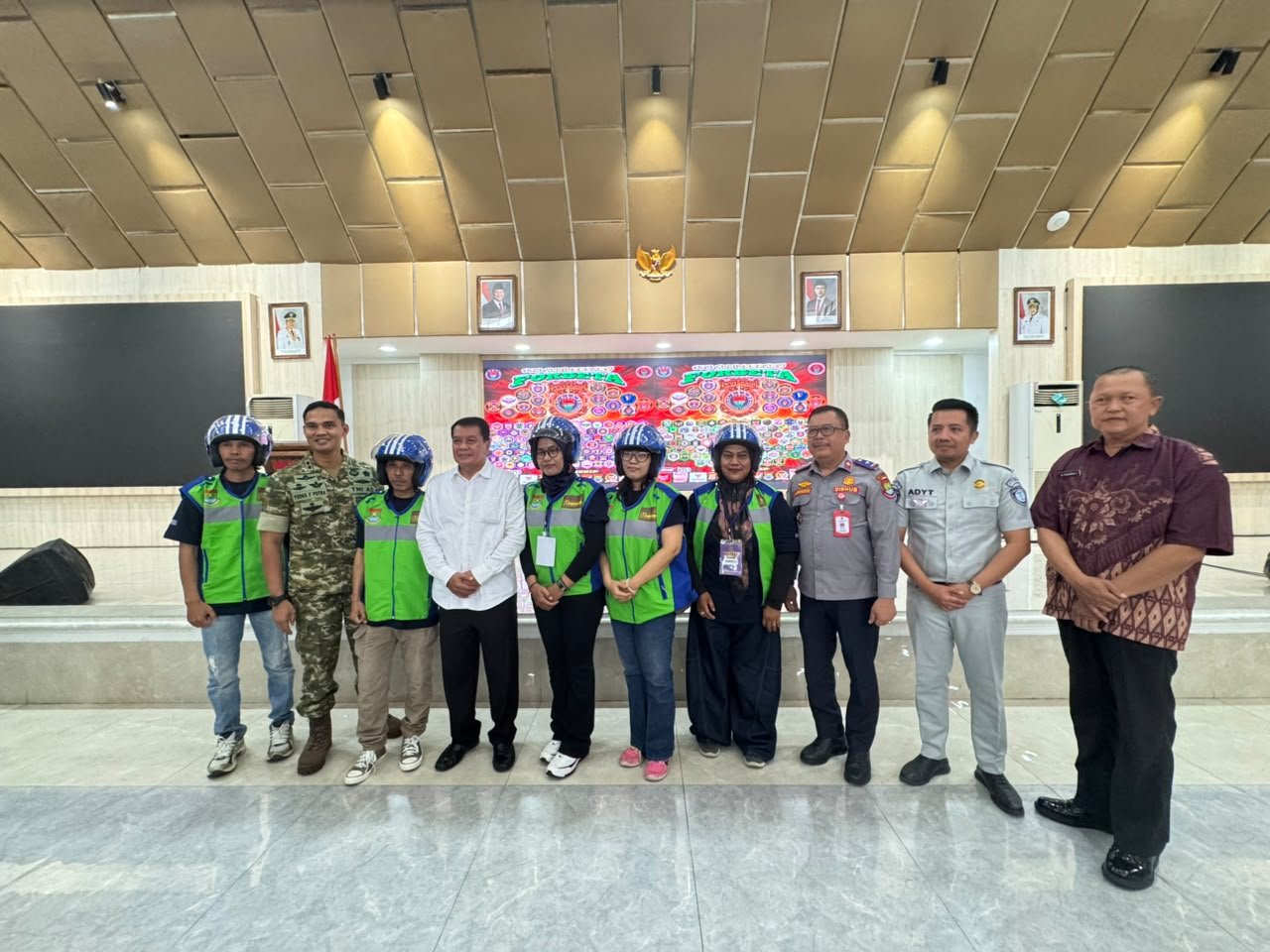 Tingkatkan Keselamatan di Jalan Raya, Jasa Raharja Bersama Bupati Tangerang dan Forkopimda Gelar Kampanye Keselamatan Bagi Komunitas Ojek Online FORBETA