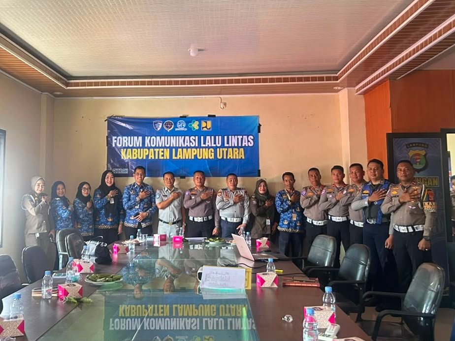 Tekan Kecelakaan dan Kemacetan, FLLAJ Kotabumi Perkuat Koordinasi Lintas Sektor
