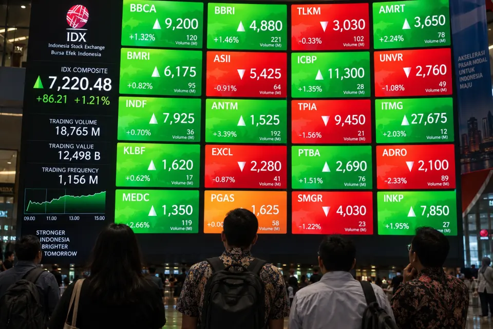 Indeks Harga Saham Gabungan Dibuka Naik ke Posisi 6.109